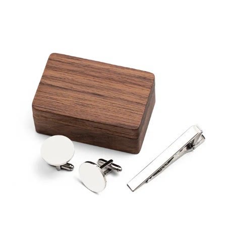 Custom Your Text Wedding Tie Bar Cufflinks For Mens Wear