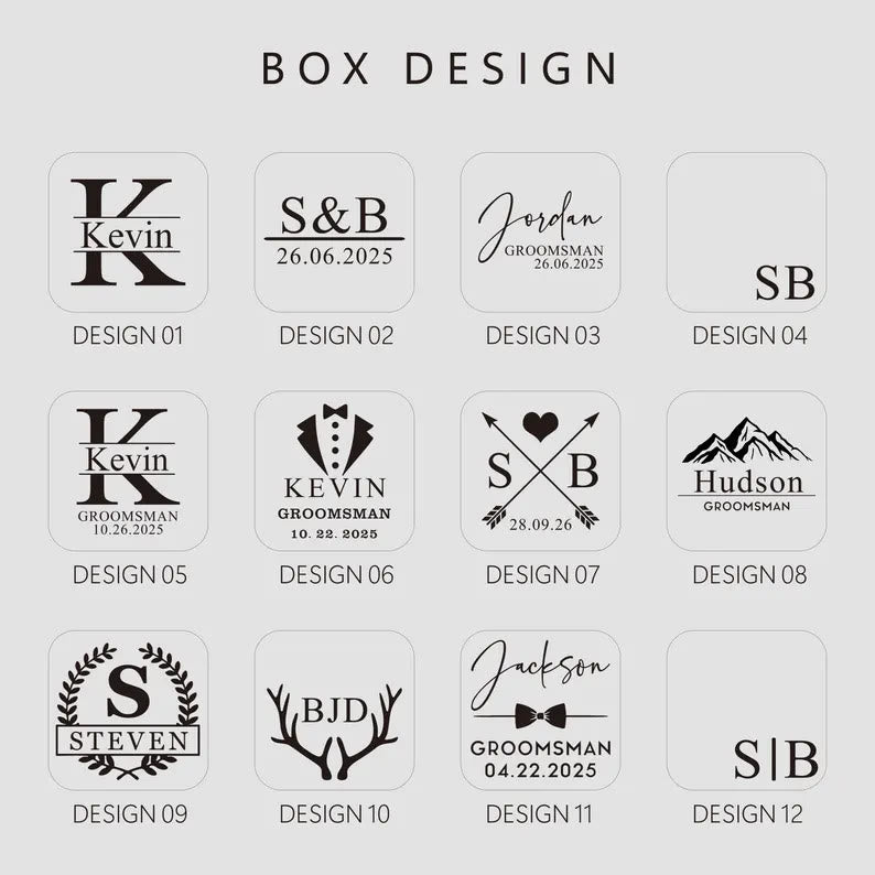Custom Your Text Wedding Tie Bar Cufflinks For Mens Wear