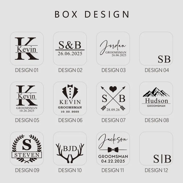 Custom Your Text Wedding Tie Bar Cufflinks For Mens Wear