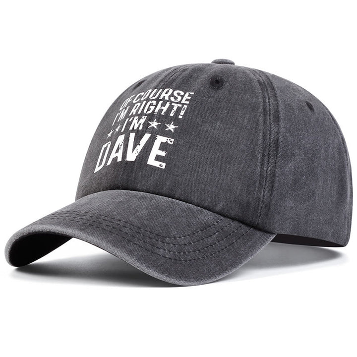 Of Course I'm Right Adjustable Baseball Cap