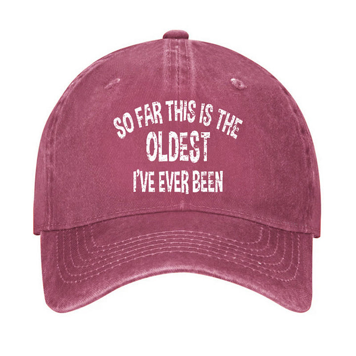 So Far This Is The Oldest Adjustable Baseball Cap