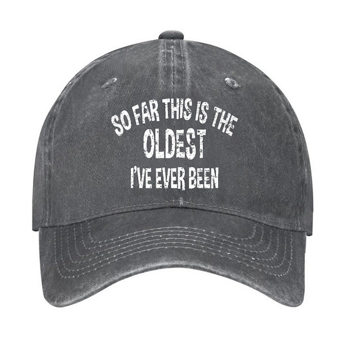 So Far This Is The Oldest Adjustable Baseball Cap