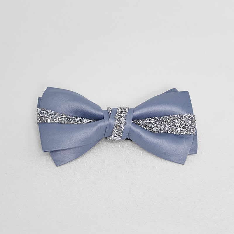 Men's Sparkling Glitter Bow Tie Pocket Square