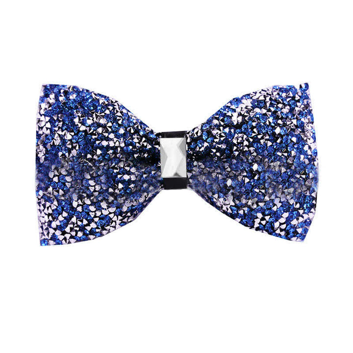 Men's Sparkle Star Glitter Crystal Bow Tie