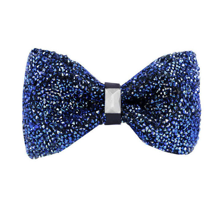 Men's Sparkle Star Glitter Crystal Bow Tie
