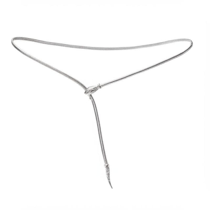 Women's Golden Silver Snake Chain Belt Metal Waist Chain