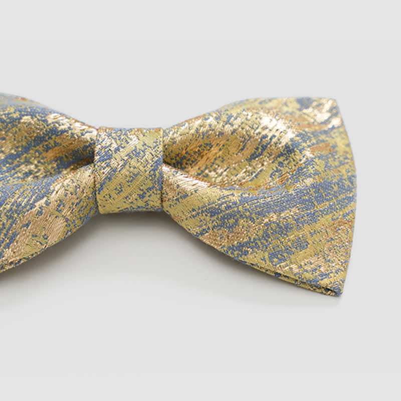 Men's Gold Glitter Tuxedo Classic Bow Tie