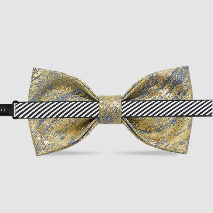 Men's Gold Glitter Tuxedo Classic Bow Tie