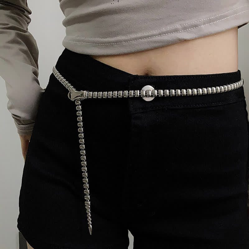 Women's Retro Snake-Shaped Waist Chain Chain Metal Belt