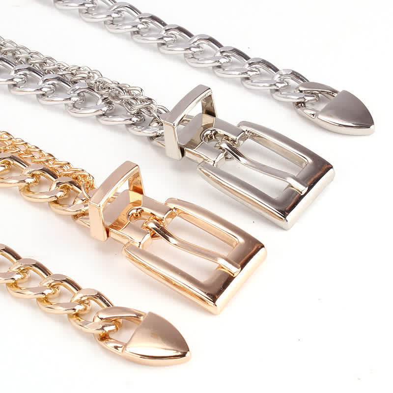 Women's Multi-Layer Body Link Waist Chain Metal Belt