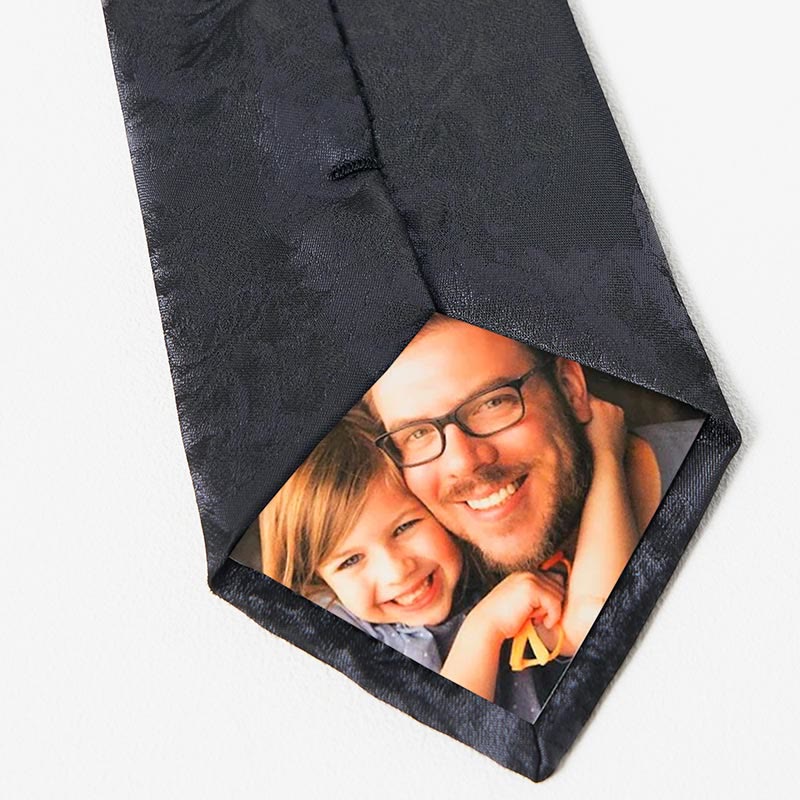 Men's Black Peony Classic Flower Business Necktie Pocket Square