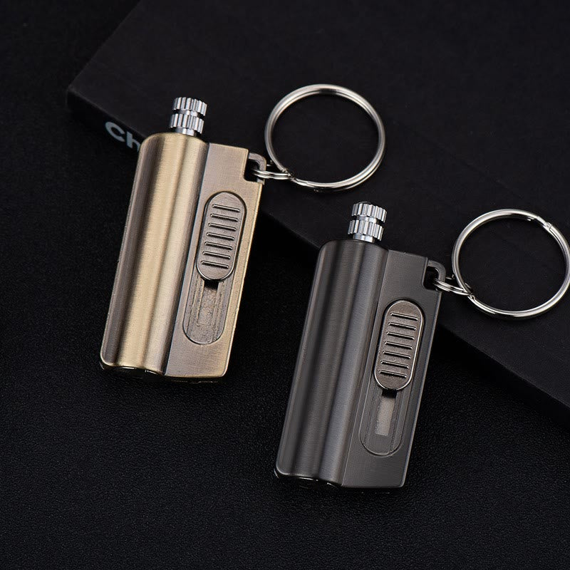 Utility Knife Box Opener Permanent Match Keychain Kerosene Lighter