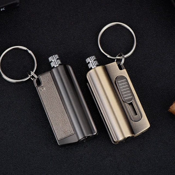 Utility Knife Box Opener Permanent Match Keychain Kerosene Lighter