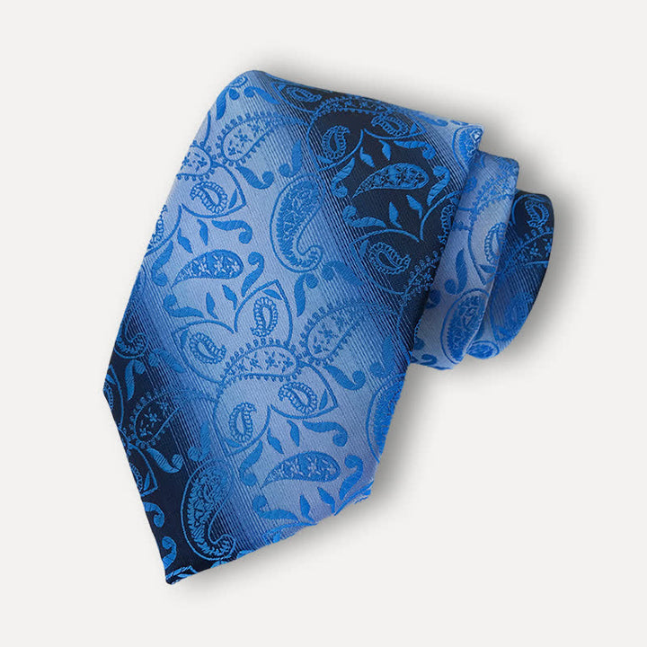 Men's Fancy Gradient Ramp Paisley Necktie