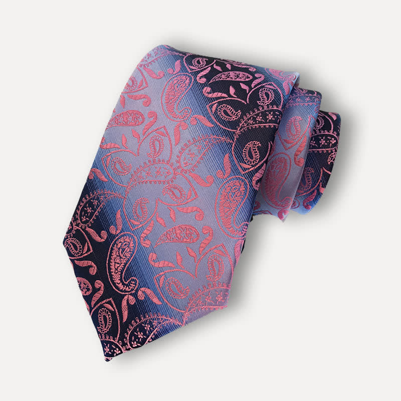 Men's Fancy Gradient Ramp Paisley Necktie