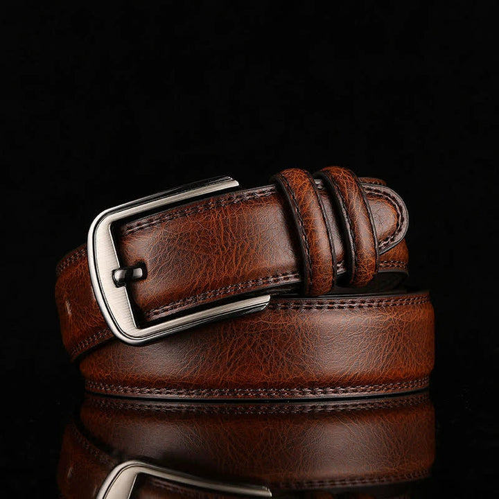 Personalized Custom Name Text Engraved Leather Belt