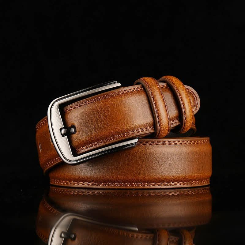 Personalized Custom Name Text Engraved Leather Belt