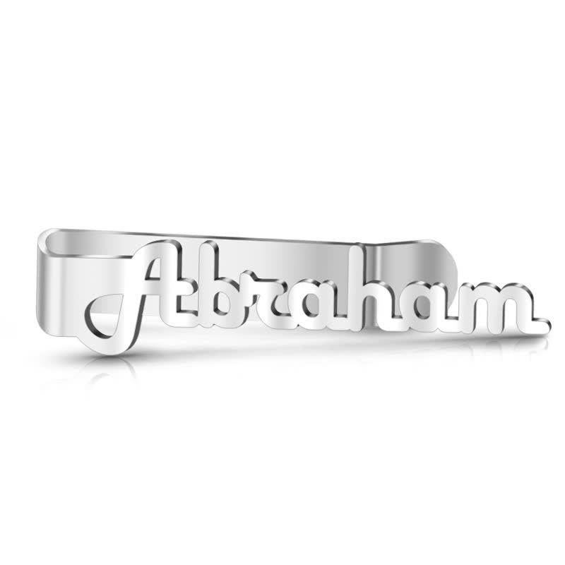 Custom Your Name Business Wedding Accessories Metal Tie Bar