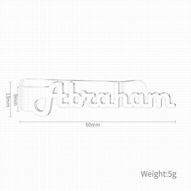 Custom Your Name Business Wedding Accessories Metal Tie Bar