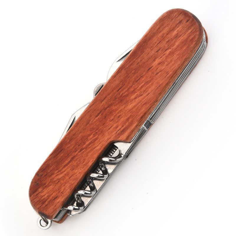 Custom Carving 11 In 1 Multi-Tool Knife Wood Bottle Opener