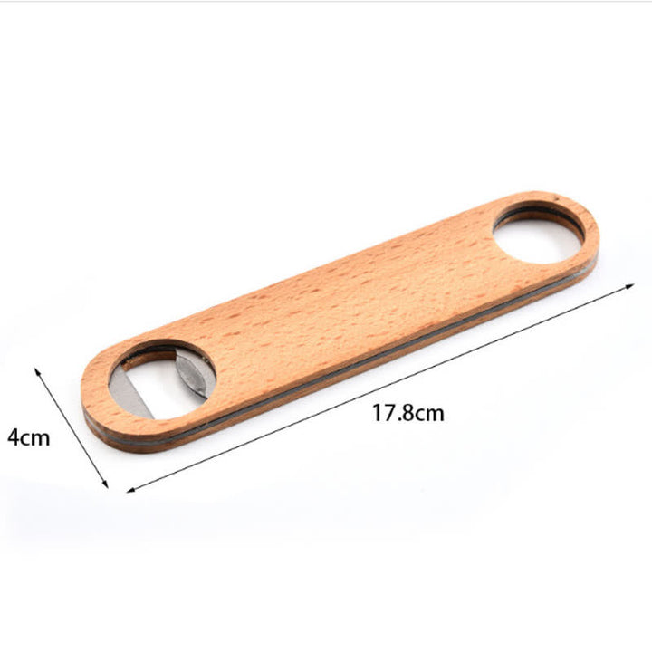 Groomsmen Gift Custom Carving Wood Bottle Opener