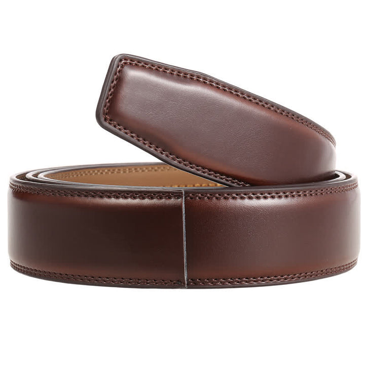 Black Personalized Gift Idea Custom DIY Automatic Buckle Leather Belt - image 8