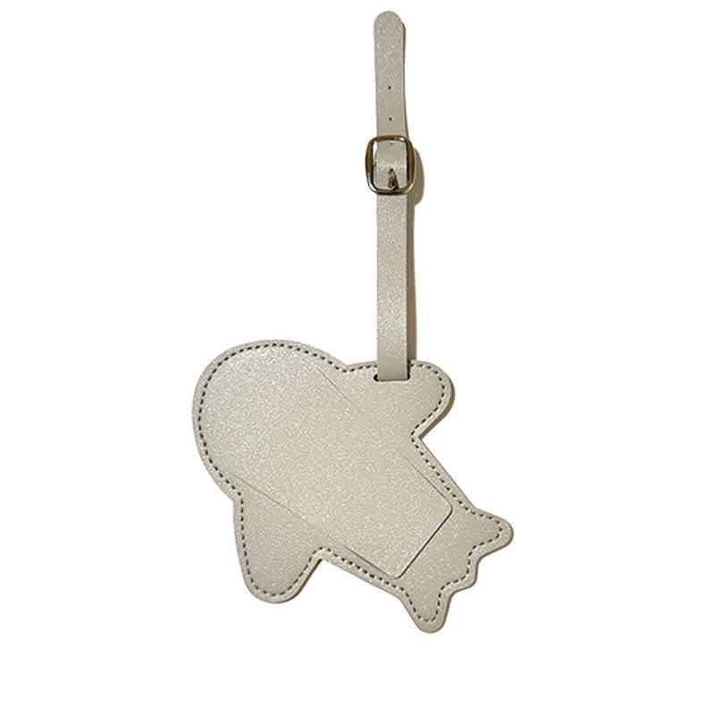 Airplane Shape One-Sided Custom Your Text Luggage Tag