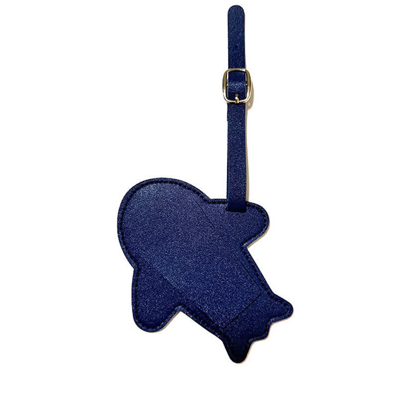 Airplane Shape One-Sided Custom Your Text Luggage Tag