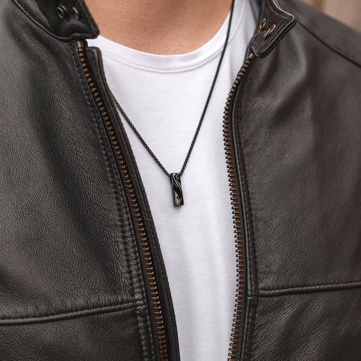 Chic Custom Name Twist Pendant Necklace