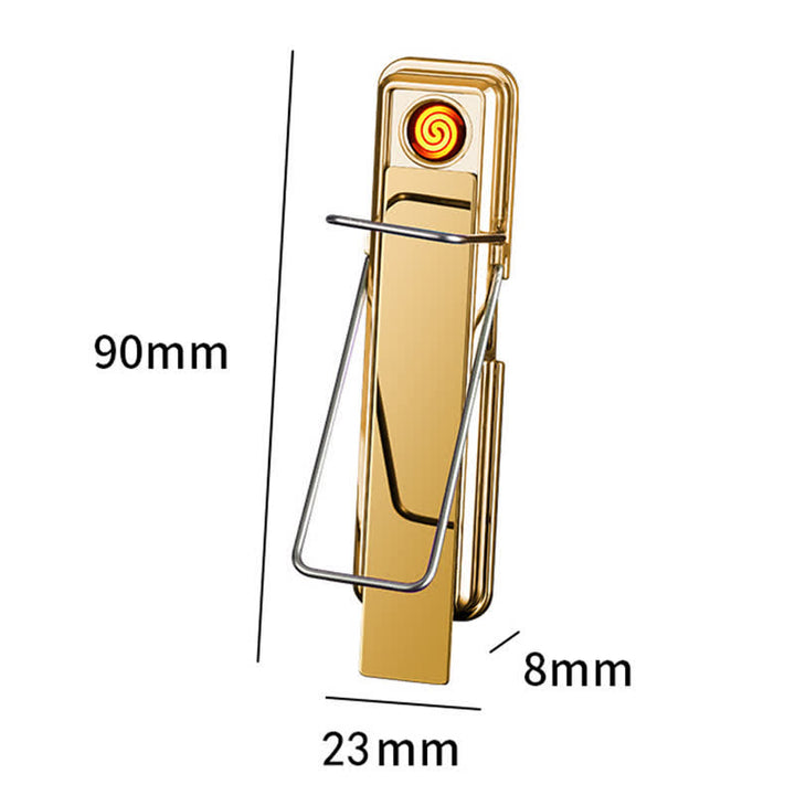 Long Strip Phone Holder Ring Buckle Rechargeable Electric Lighter