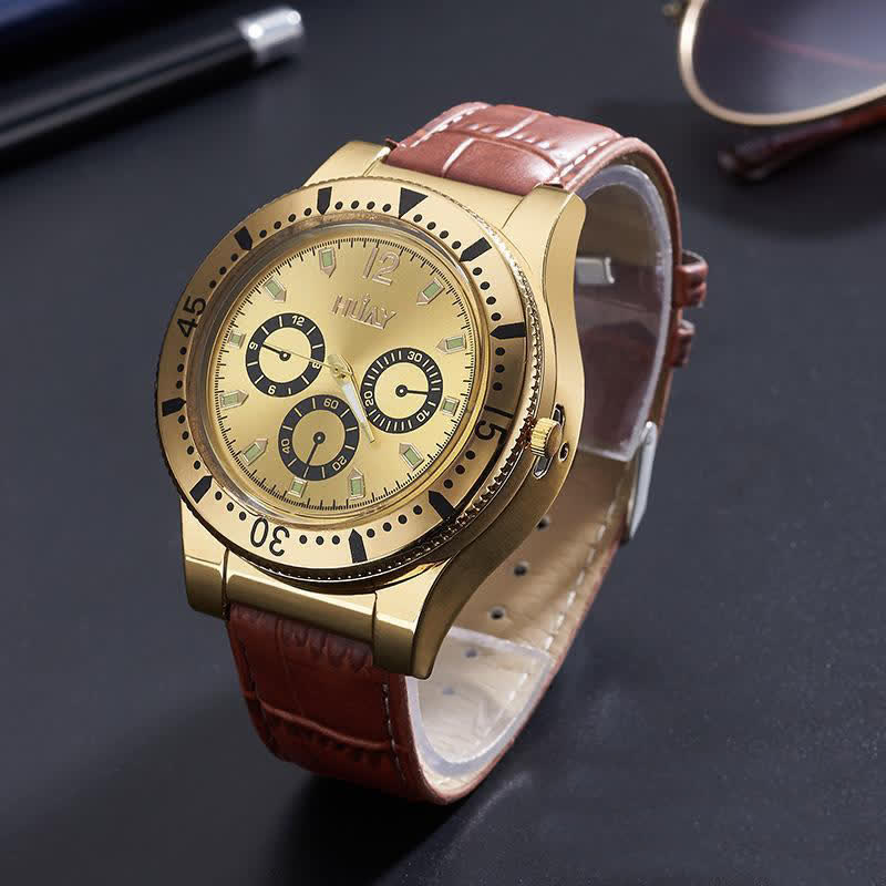 2 In 1 Functional Rechargeable Electric Watch Lighter