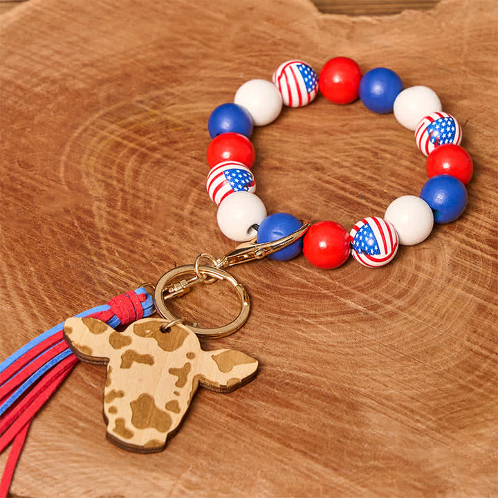 Star DIY Hidden Knife Belt Buckle Necklace American Flag Bracelet Bundle Set