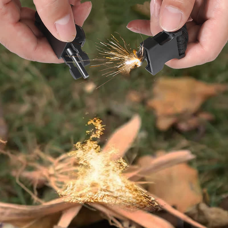 13 In 1 Tactical Survival Multi-Tool Hidden Knife Bracelet