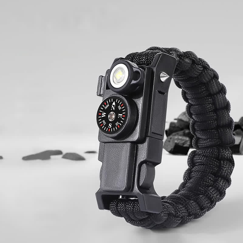 13 In 1 Tactical Survival Multi-Tool Hidden Knife Bracelet