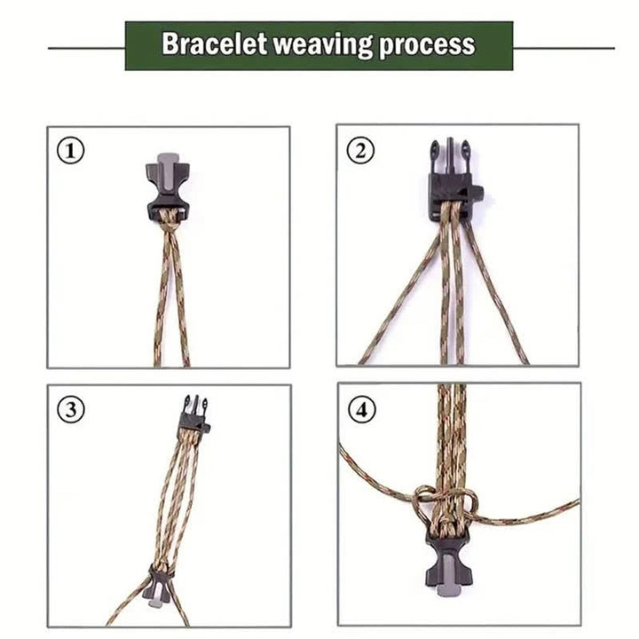 13 In 1 Tactical Survival Multi-Tool Hidden Knife Bracelet