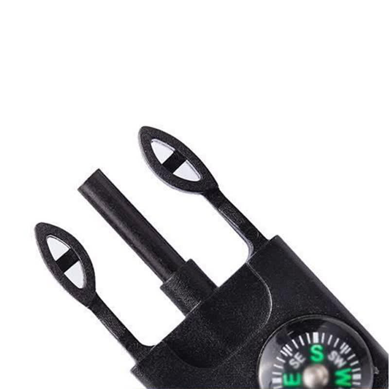 5 In 1 Survival Compass Whistle Multifunction Kit Bracelet