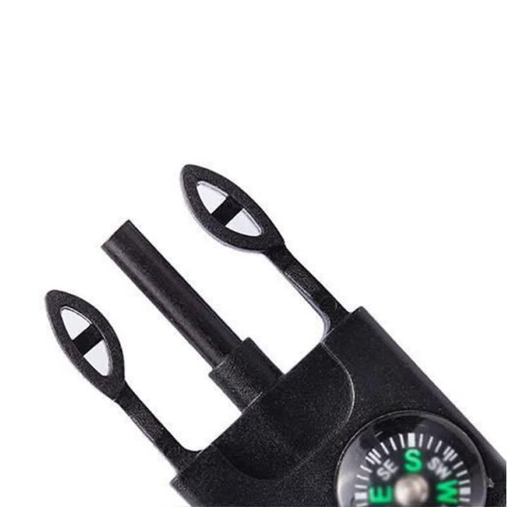 5 In 1 Survival Compass Whistle Multifunction Kit Bracelet