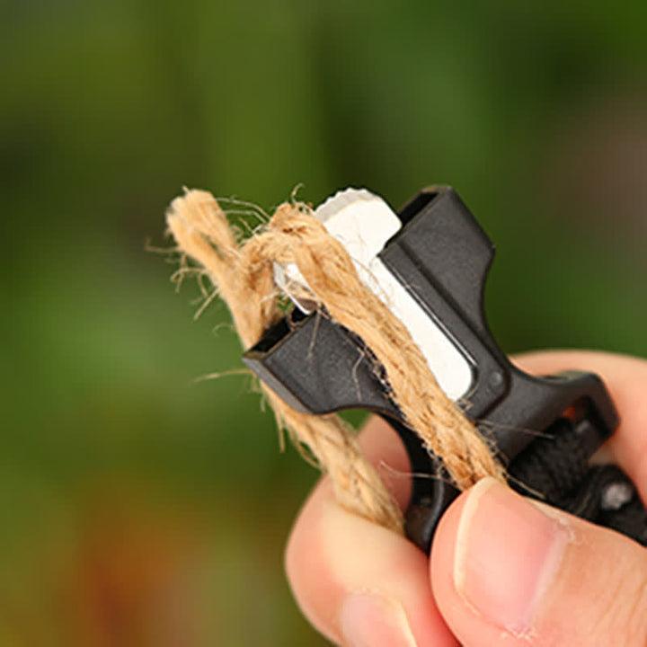 5 In 1 Survival Compass Whistle Multifunction Kit Bracelet
