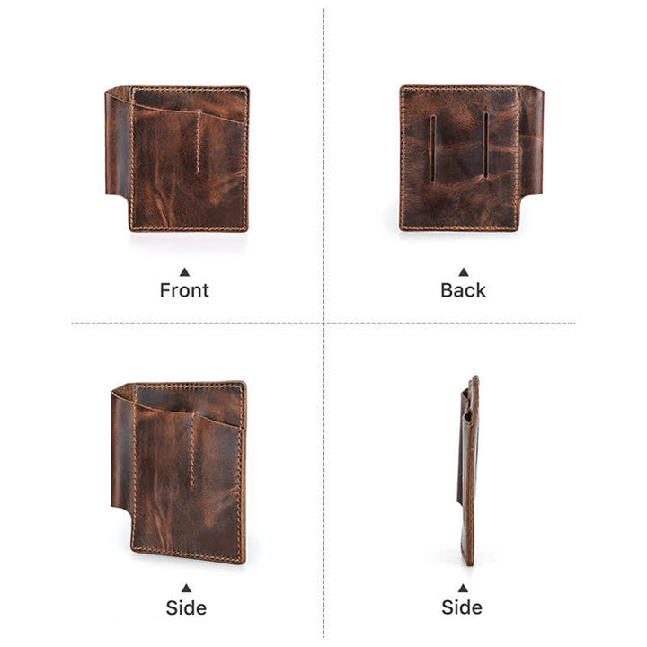 Retro Leather EDC Pocket Organizer Belt Bag - image 8