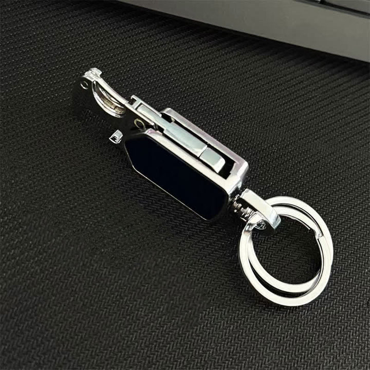 Multifunction 360 Degree Rotatable Keychain With Knife - image 8