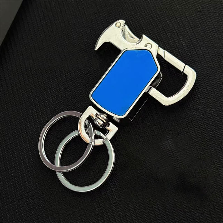 Multifunction 360 Degree Rotatable Keychain With Knife - image 6