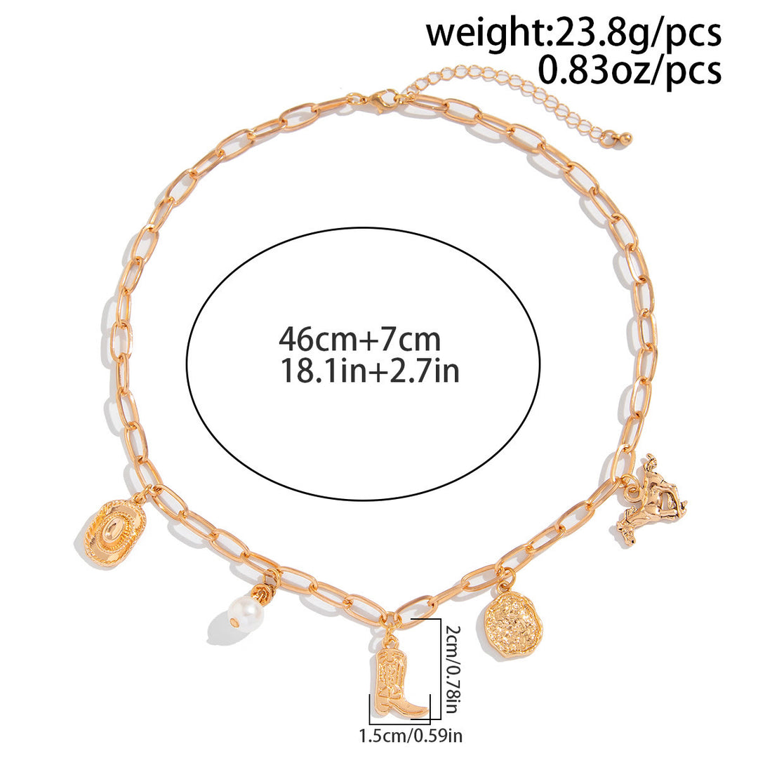 Western Style Multi-element Women's Exquisite Necklace - image 3
