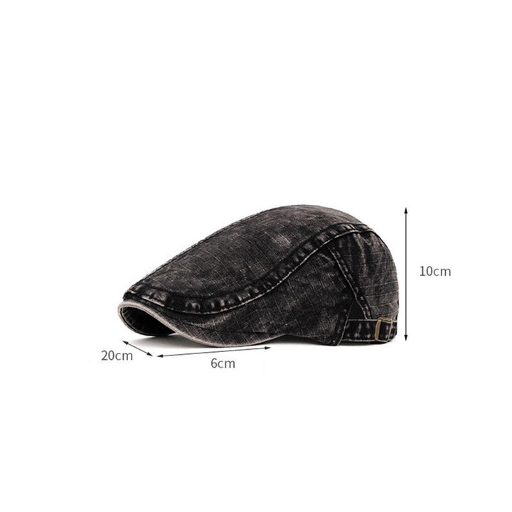 Spring & Summer Washed British Style Pure Cotton Beret - image 10