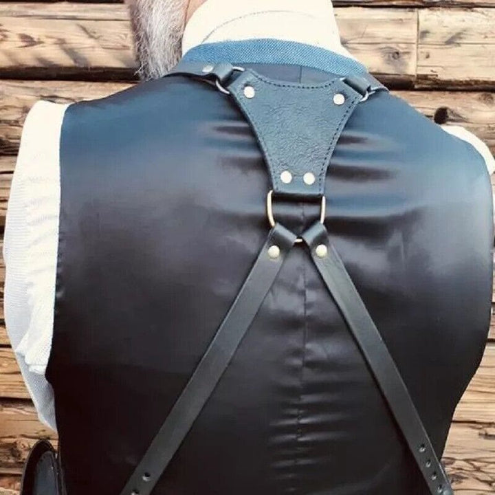 Vintage Men's Viking Large-Capacity Underarm Wallet Shoulder Bag - image 4