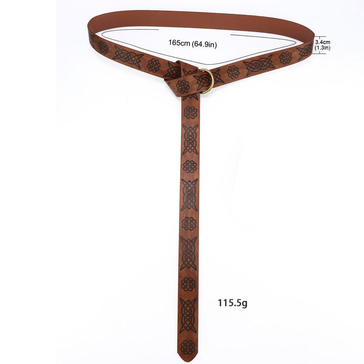Medieval Style Halloween Women's Cosplay Belt Waist Seal Accessories - image 3