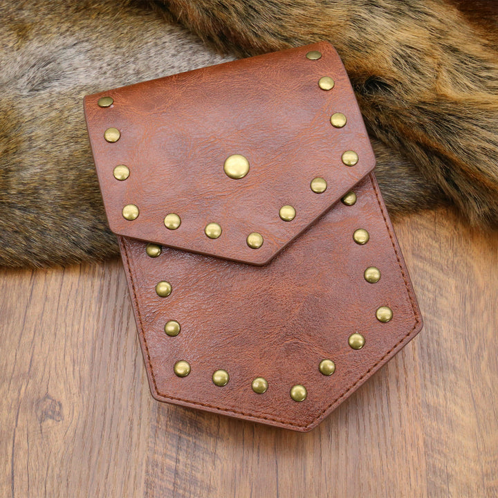 Medieval Style Halloween Cosplay Belt With Rivet Belt Bag - image 7