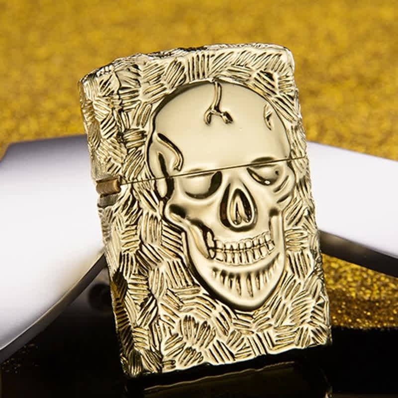 Halloween Skeleton Domineering Refillable Kerosene Lighter - image 9