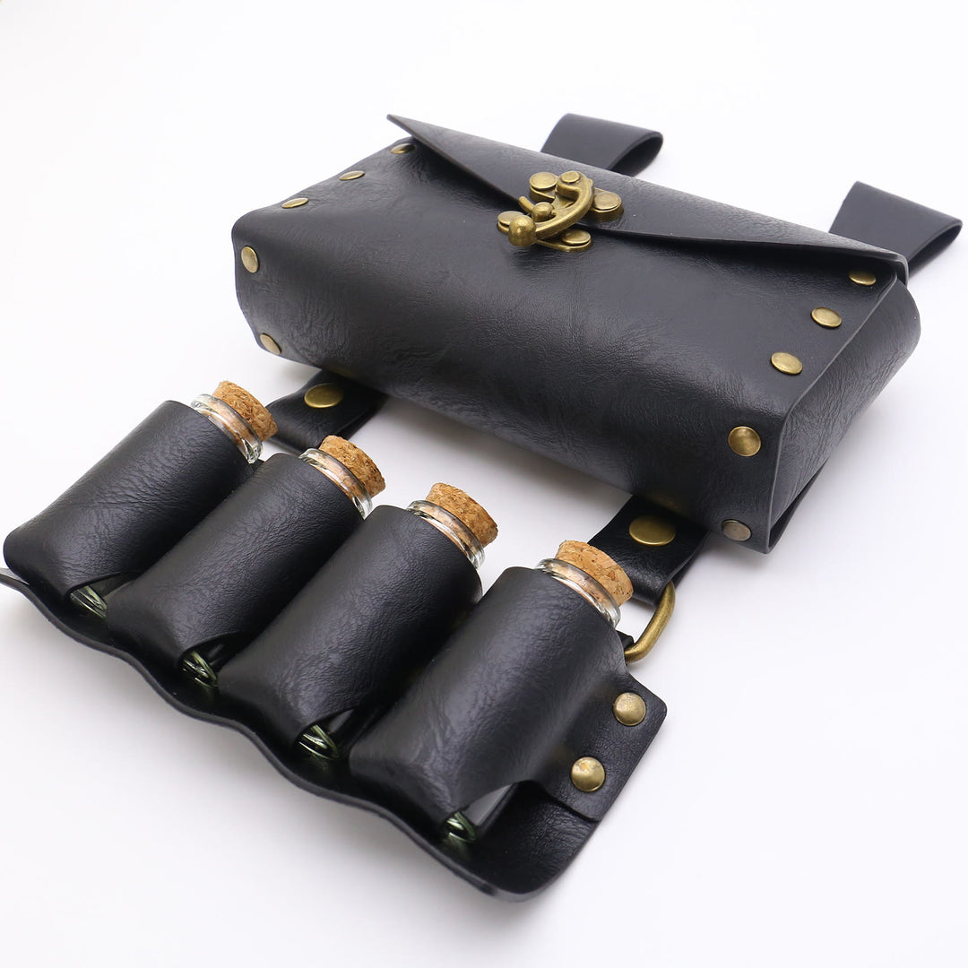Halloween Cosplay Prop Magic Bottle Waist Pack Viking Belt 3 Pcs - image 5