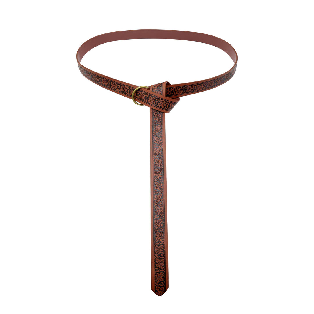 Halloween Cosplay Costume Maple Leaf Embossed Viking Belt Set - image 2