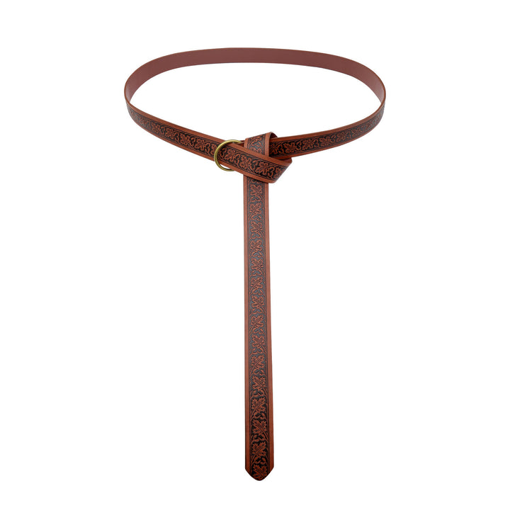 Halloween Cosplay Costume Maple Leaf Embossed Viking Belt Set - image 2